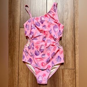 Tucker + Tate Pink and Purple Seashell One Piece